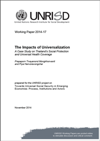 The Impacts of Universalization: A Case Study on Thailand's Social Protection and Universal Health Coverage